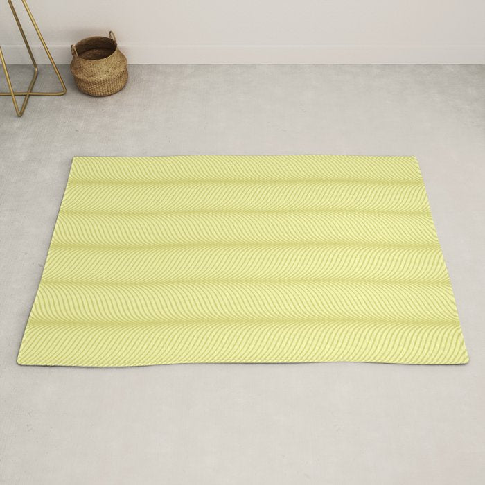Elysian XX Pastel Lime Green Rug Gallery Image 2