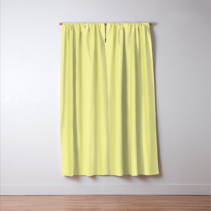 Elysian XX Pastel Lime Green Window Curtain Gallery Image 3