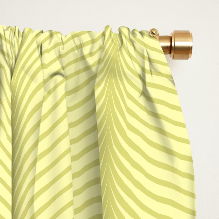 Elysian XX Pastel Lime Green Window Curtain Gallery Image 2