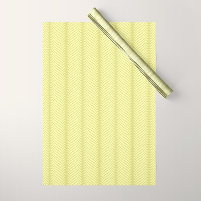 Elysian XX Pastel Lime Green Wrapping Paper Gallery Image 1