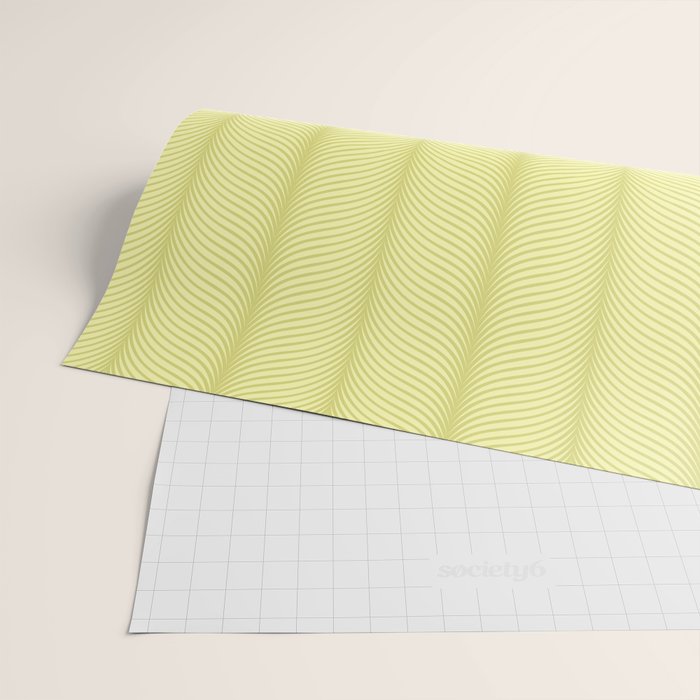 Elysian XX Pastel Lime Green Wrapping Paper Gallery Image 2