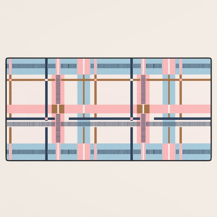 Bold Linear Harmony A Desk Mat Gallery Image 3