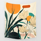 Petals Garden Geometry 2 Wall Tapestry Gallery Image 4
