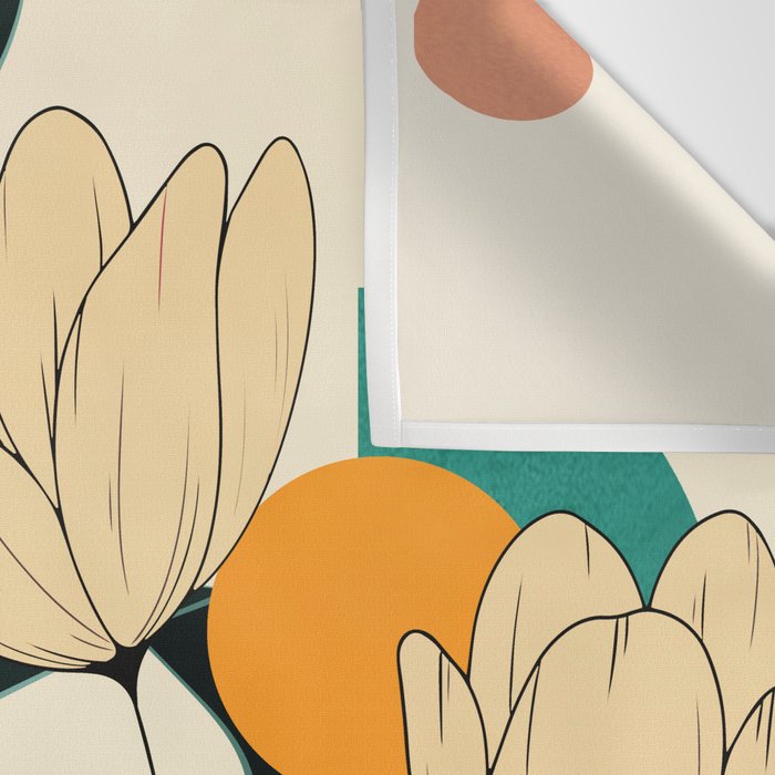 Petals Garden Geometry 2 Wall Tapestry Gallery Image 3