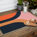 Mallorca: Bauhaus Abstraction 02 Outdoor Rug Gallery Image 2
