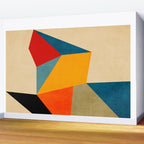 Geometric Colorful Modern Design Wall Mural Gallery Image 2