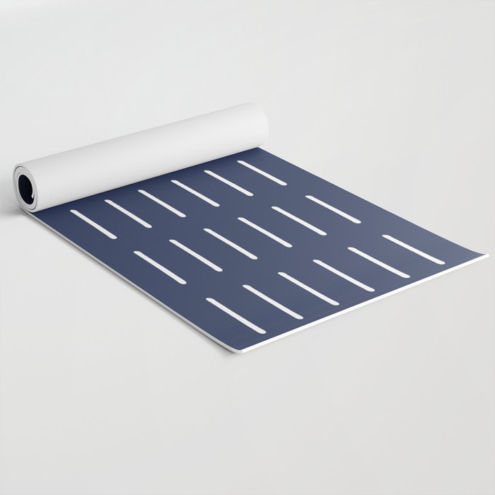 Mudcloth (Navy) Yoga Mat Gallery Image 2