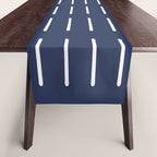 Mudcloth (Navy) Table Runner Gallery Image 1