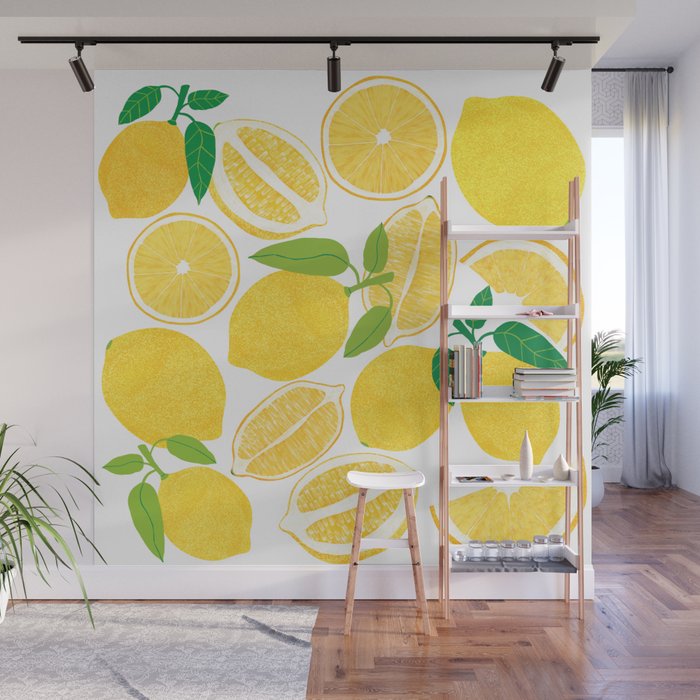 Lemon Harvest Wall Mural Gallery Image 1