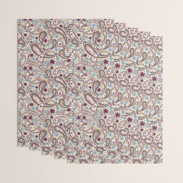 Whimsical Paisley Romance Wrapping Paper Gallery Image 3