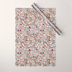 Whimsical Paisley Romance Wrapping Paper Gallery Image 1