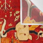 Animal Grotesques Mughal Carpet Fragment 2 Wall Tapestry Gallery Image 3