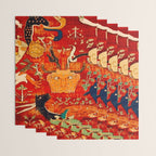Animal Grotesques Mughal Carpet Fragment 2 Wrapping Paper Gallery Image 3