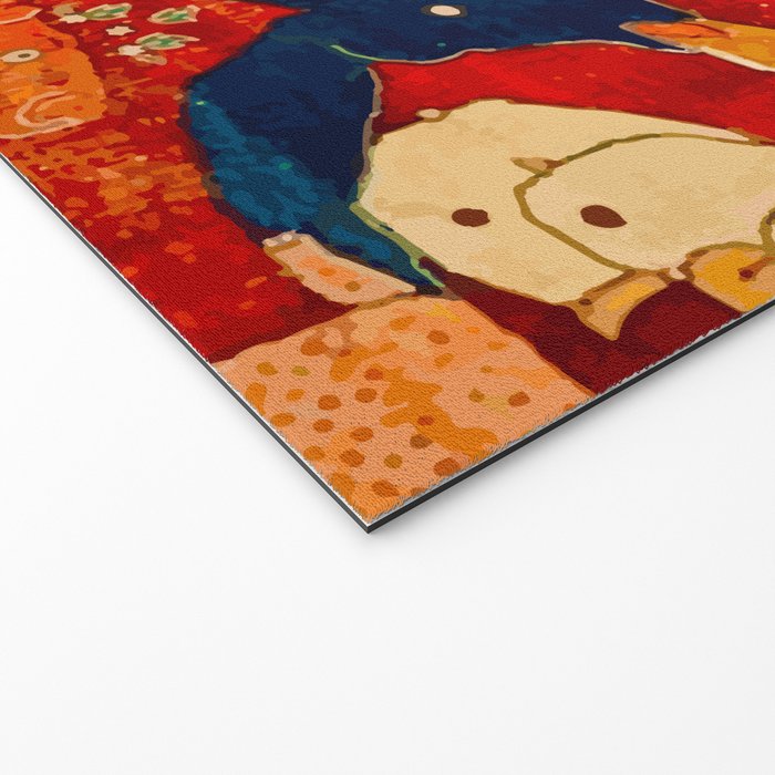 Animal Grotesques Mughal Carpet Fragment 2 Welcome Mat Gallery Image 2