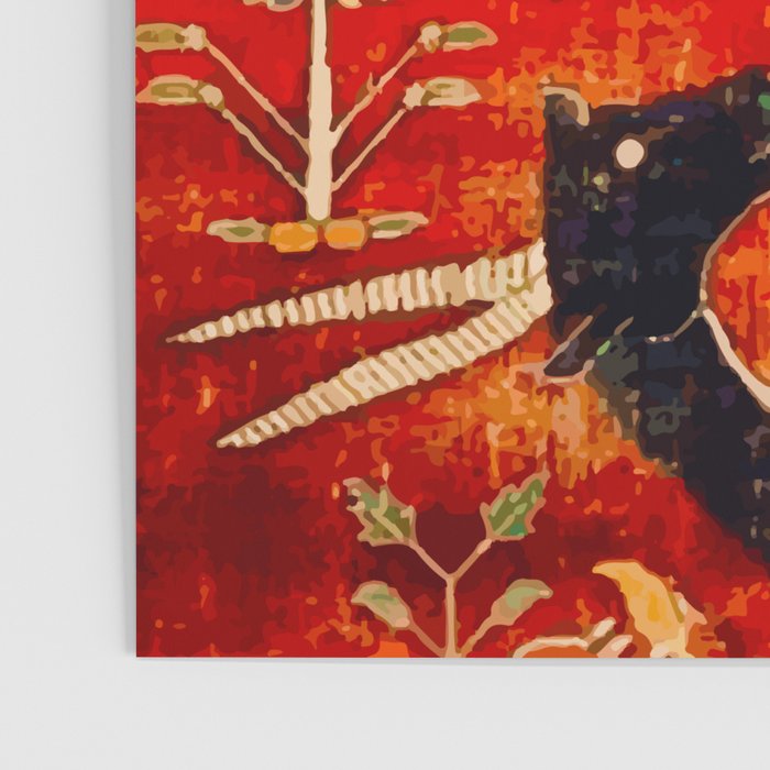 Animal Grotesques Mughal Carpet Fragment 2 Poster Gallery Image 3
