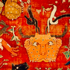 Animal Grotesques Mughal Carpet Fragment 2 Coffee Mug Gallery Image 2