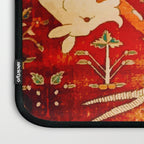 Animal Grotesques Mughal Carpet Fragment 2 Laptop Sleeve Gallery Image 3