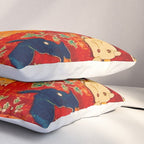 Animal Grotesques Mughal Carpet Fragment 2 Pillow Sham Gallery Image 3