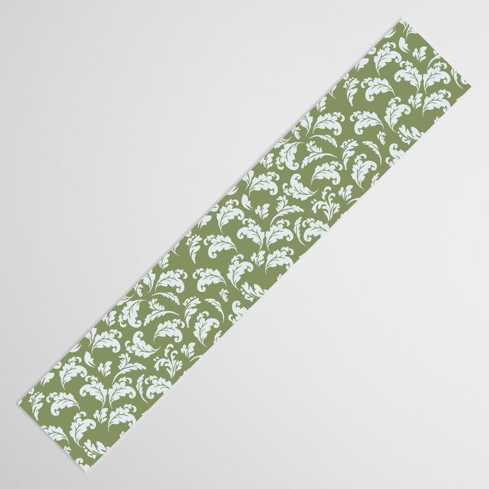 Elegant Epsom and Bit Of Blue Leaves Table Runner Gallery Image 3