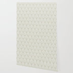 Linocut Palm Leaves . Neutral Wallpaper Gallery Image 2