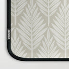 Linocut Palm Leaves . Neutral Laptop Sleeve Gallery Image 3