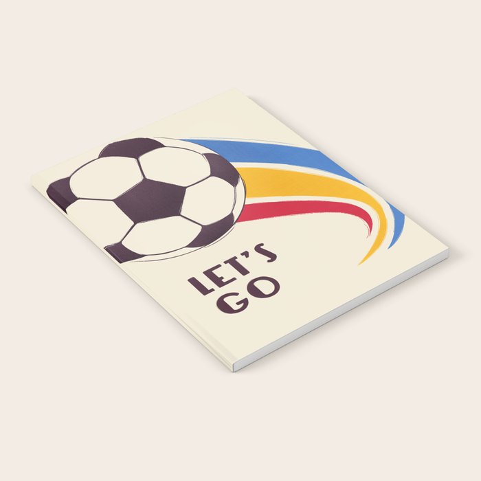 Let's Go - Soccer Illustration Notebook Gallery Image 2