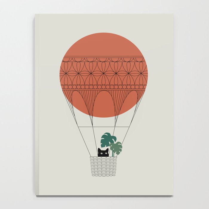 Cat Landscape 138: Hot Sun Balloon Notebook Gallery Image 4