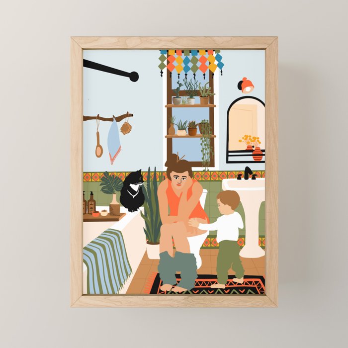 Personal boundaries Mini Art Print Gallery Image 1