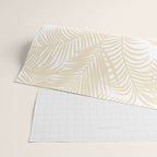 Modern tropical elegant ivory palm tree pattern Wrapping Paper Gallery Image 2
