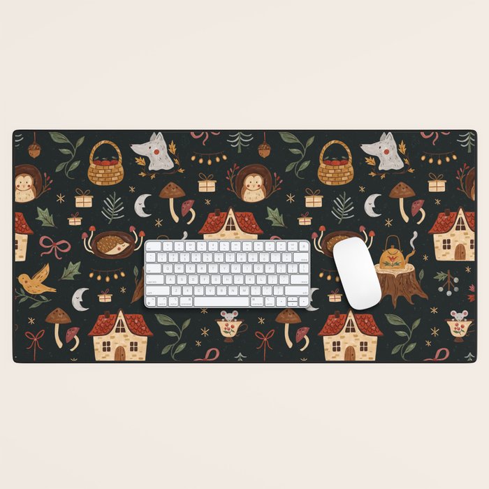 Storybook Winter Desk Mat Gallery Image 1