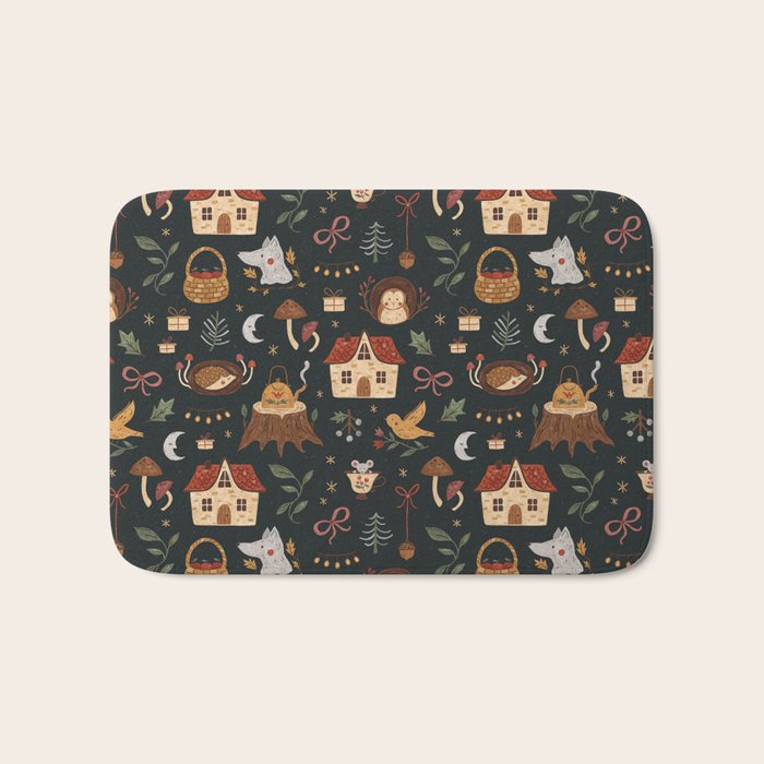 Storybook Winter Bath Mat Gallery Image 1