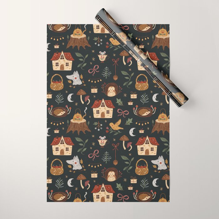 Storybook Winter Wrapping Paper Gallery Image 1