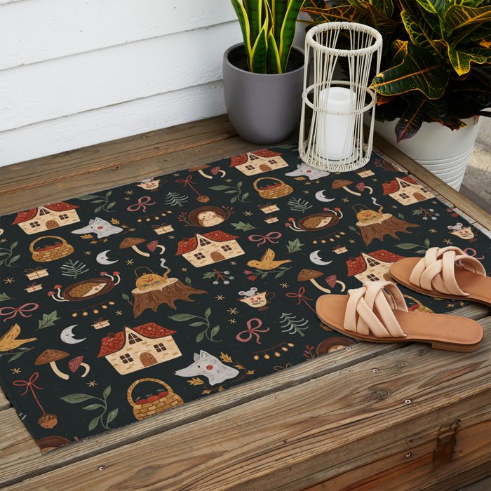 Storybook Winter Outdoor Rug Gallery Image 2
