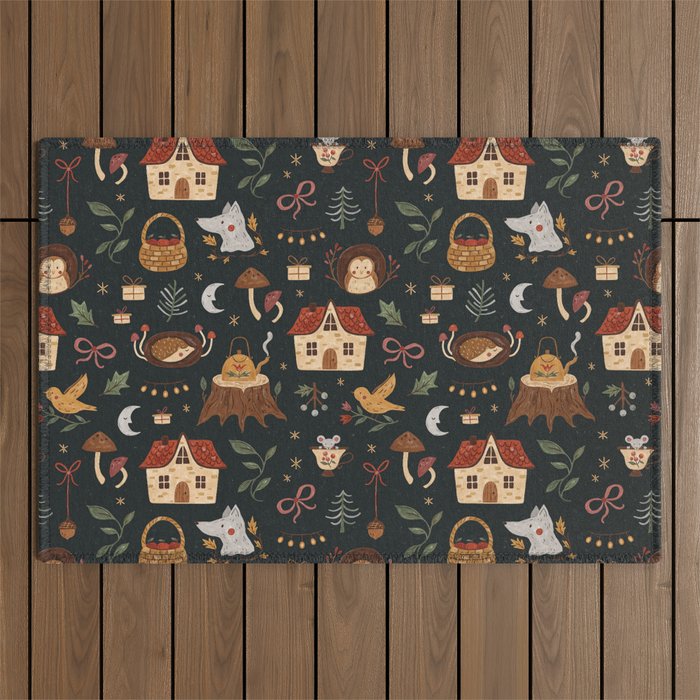 Storybook Winter Outdoor Rug Gallery Image 1