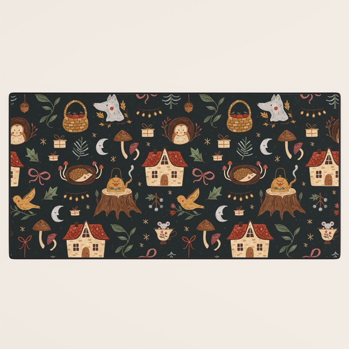 Storybook Winter Desk Mat Gallery Image 3