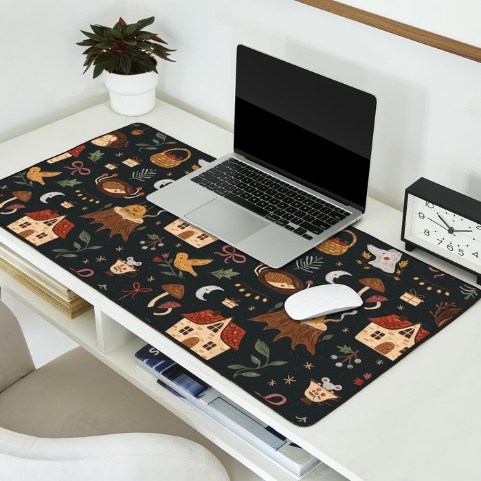 Storybook Winter Desk Mat Gallery Image 2