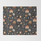 Storybook Winter Throw Blanket Gallery Image 2