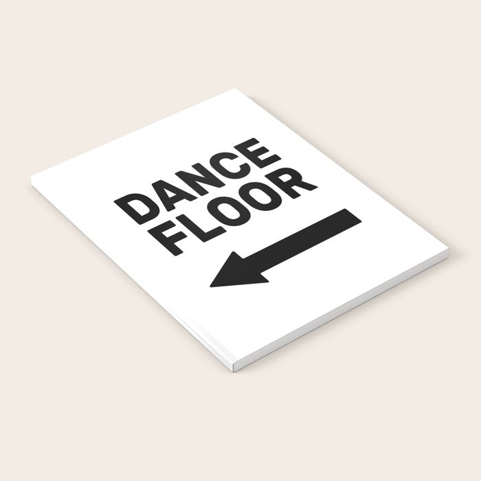 Dance floor (arrow pointing left) Notebook Gallery Image 2