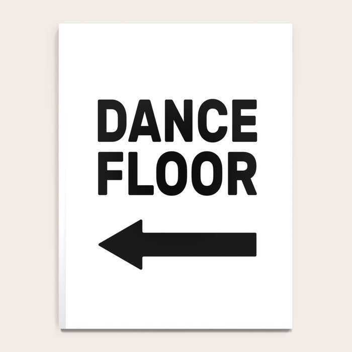 Dance floor (arrow pointing left) Notebook Gallery Image 4