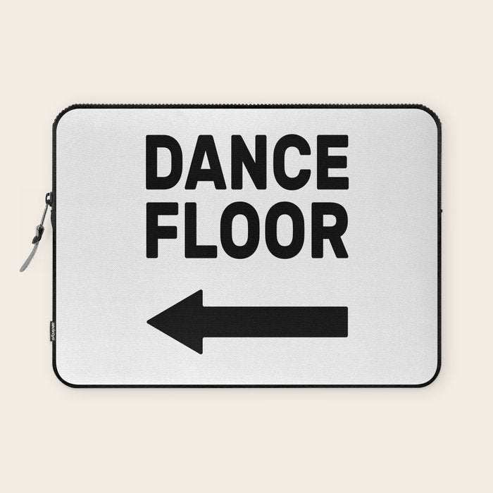 Dance floor (arrow pointing left) Laptop Sleeve Gallery Image 1