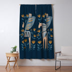 Night Bloom Horse Window Curtain Gallery Image 1