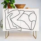 Abstract line art 2 Credenza Gallery Image 1