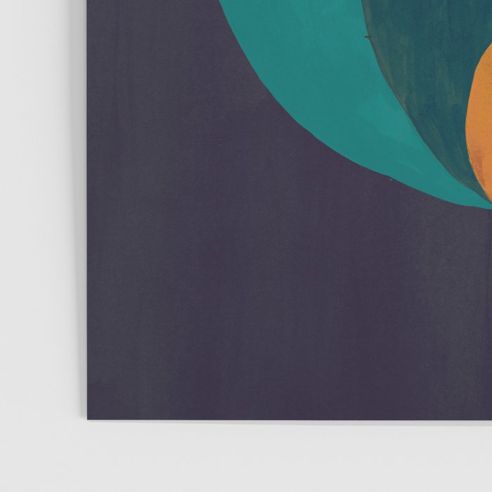 Rabbit and crescent moon Poster Gallery Image 3