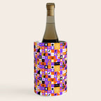 Geometric halloween mosaic pattern Wine Chiller Gallery Image 2