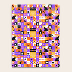 Geometric halloween mosaic pattern Notebook Gallery Image 4