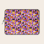 Geometric halloween mosaic pattern Laptop Sleeve Gallery Image 1