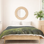 Sheep Trail in a Forest during a calm morning Duvet Cover Gallery Image 3