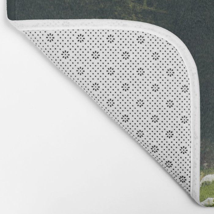 Sheep Trail in a Forest during a calm morning Bath Mat Gallery Image 2