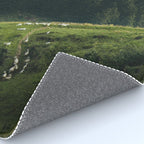 Sheep Trail in a Forest during a calm morning Rug Gallery Image 4