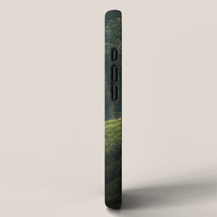 Sheep Trail in a Forest during a calm morning iPhone Case Gallery Image 2